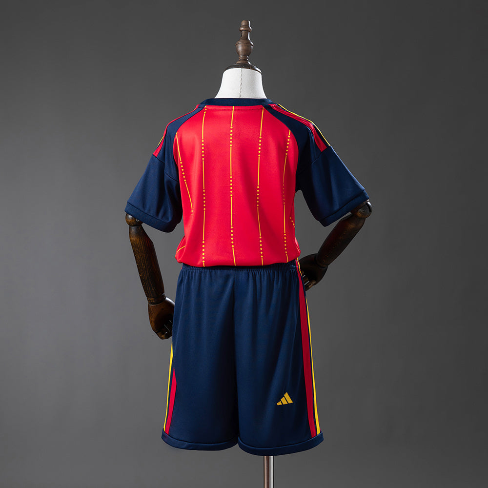 Spain Home Jersey 2026 Kids World Cup edition