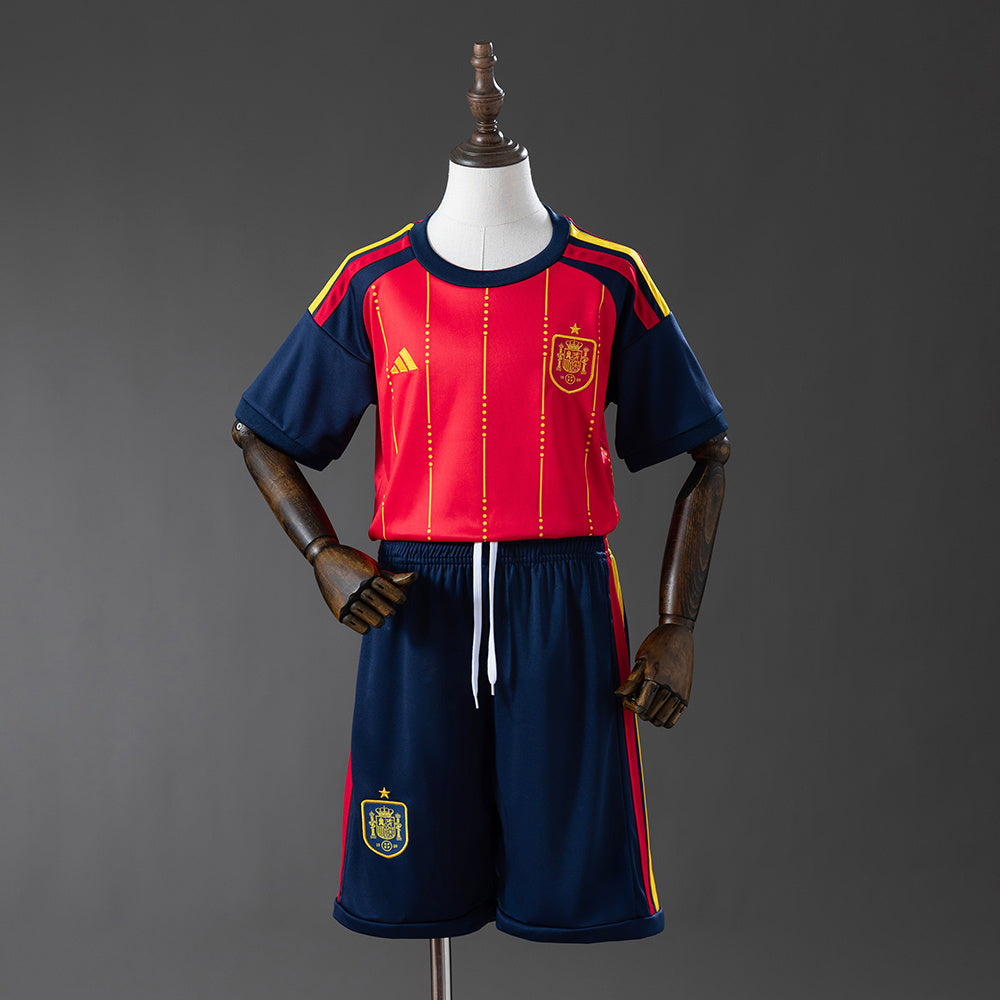 Spain Home Jersey 2026 Kids World Cup edition