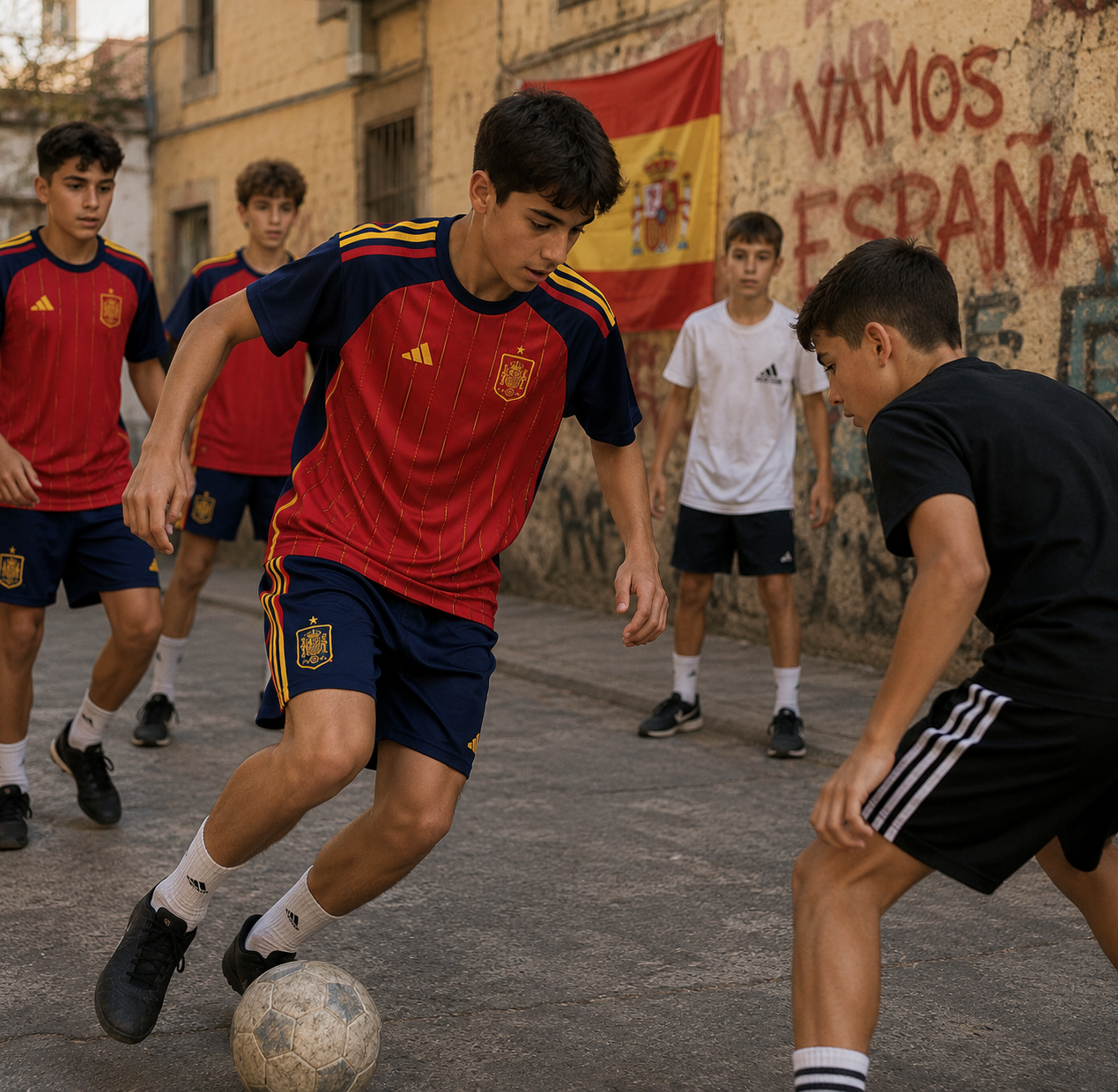 Spain Home Jersey 2026 Kids World Cup edition